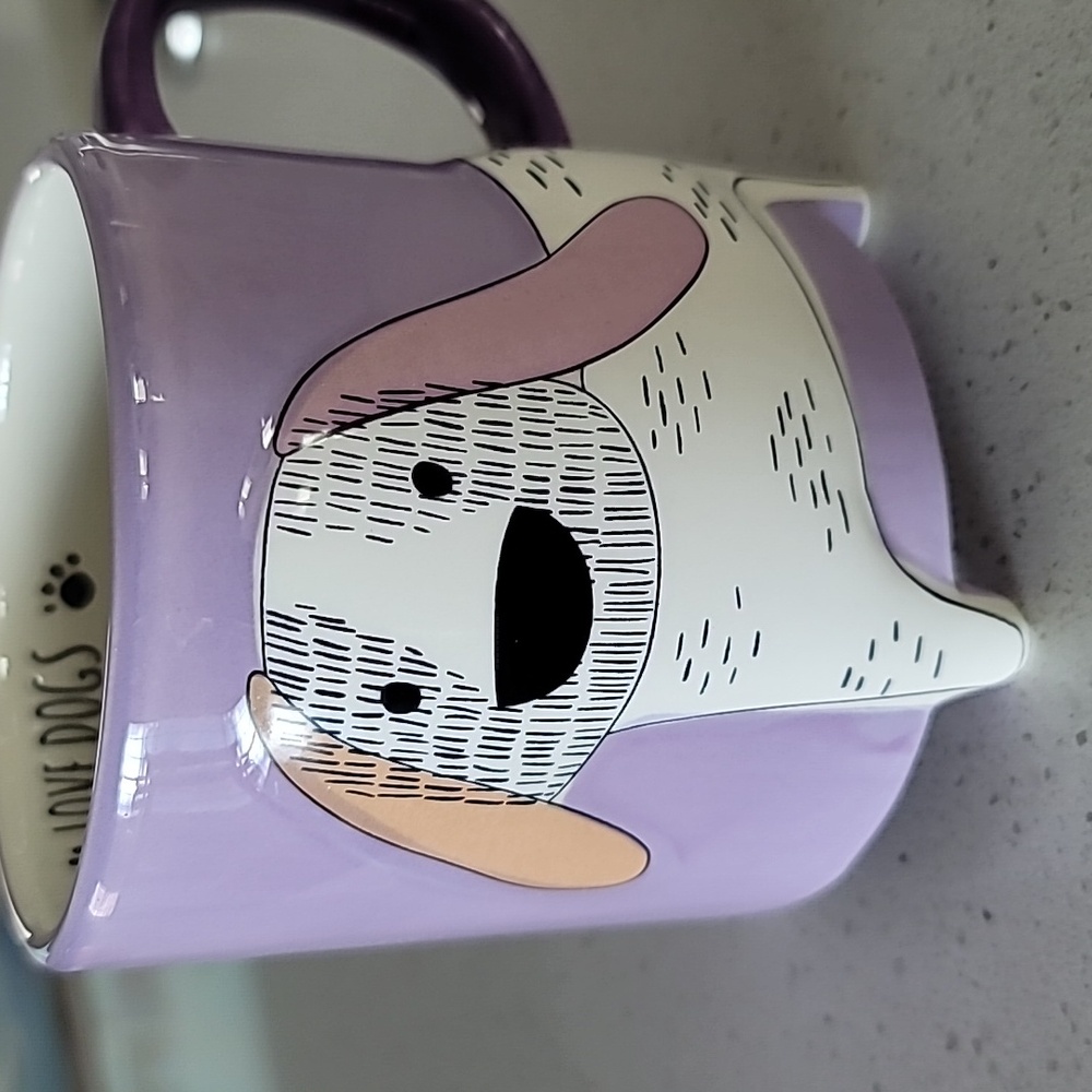 NWT Core Home Dog Footed Mug 16 oz - Purple; Mug 16 oz - Blue - Picture 3 of 7